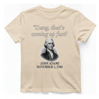 John Adams Coming Fast T-Shirt - Natural front