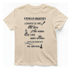 Famous Righties T-Shirt - Natural front