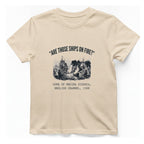 Spanish Armada Fire Ships T-Shirt - Natural front