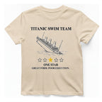 Titanic Swim Team T-Shirt - Natural front