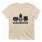 Never Forget Their Service Obsolete T-Shirt - Natural front