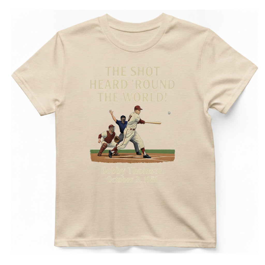 The Shot Heard 'Round The T-Shirt - Natural front