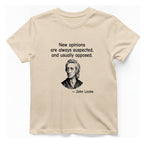 Locke New Opinions T-Shirt - Natural front