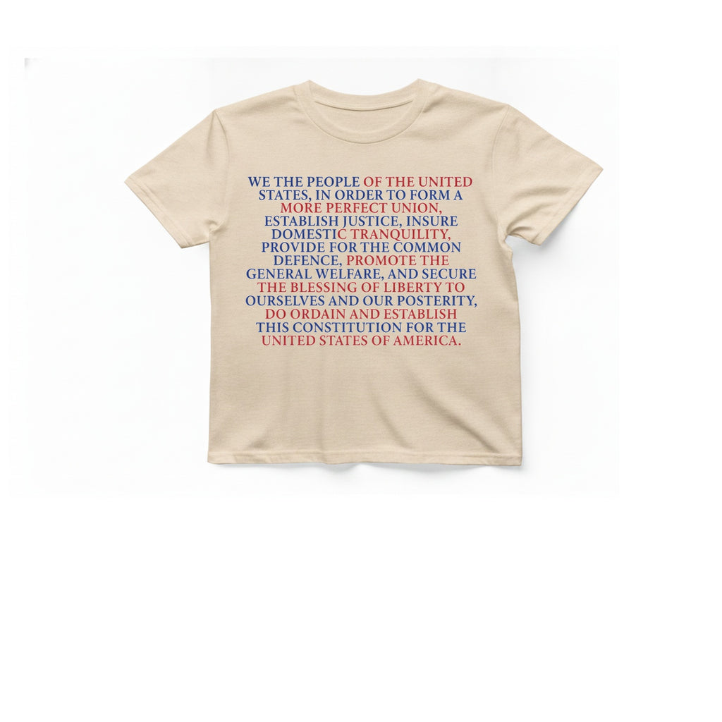 We The People of The T-Shirt - Natural front
