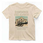 Remember The Alamo T-Shirt - Natural front