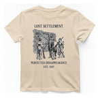Lost Settlement Disappearance T-Shirt - Natural front
