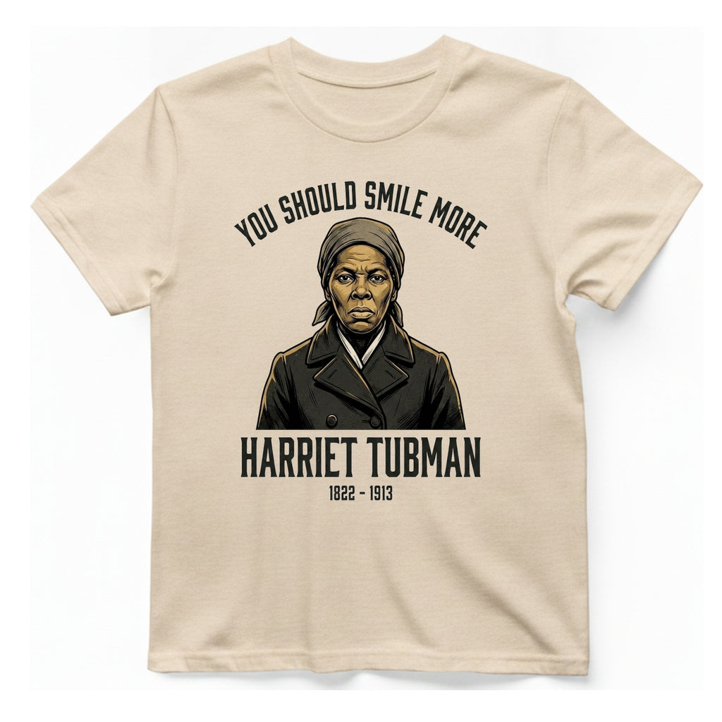 You Should Smile More Harriet T-Shirt - Natural front