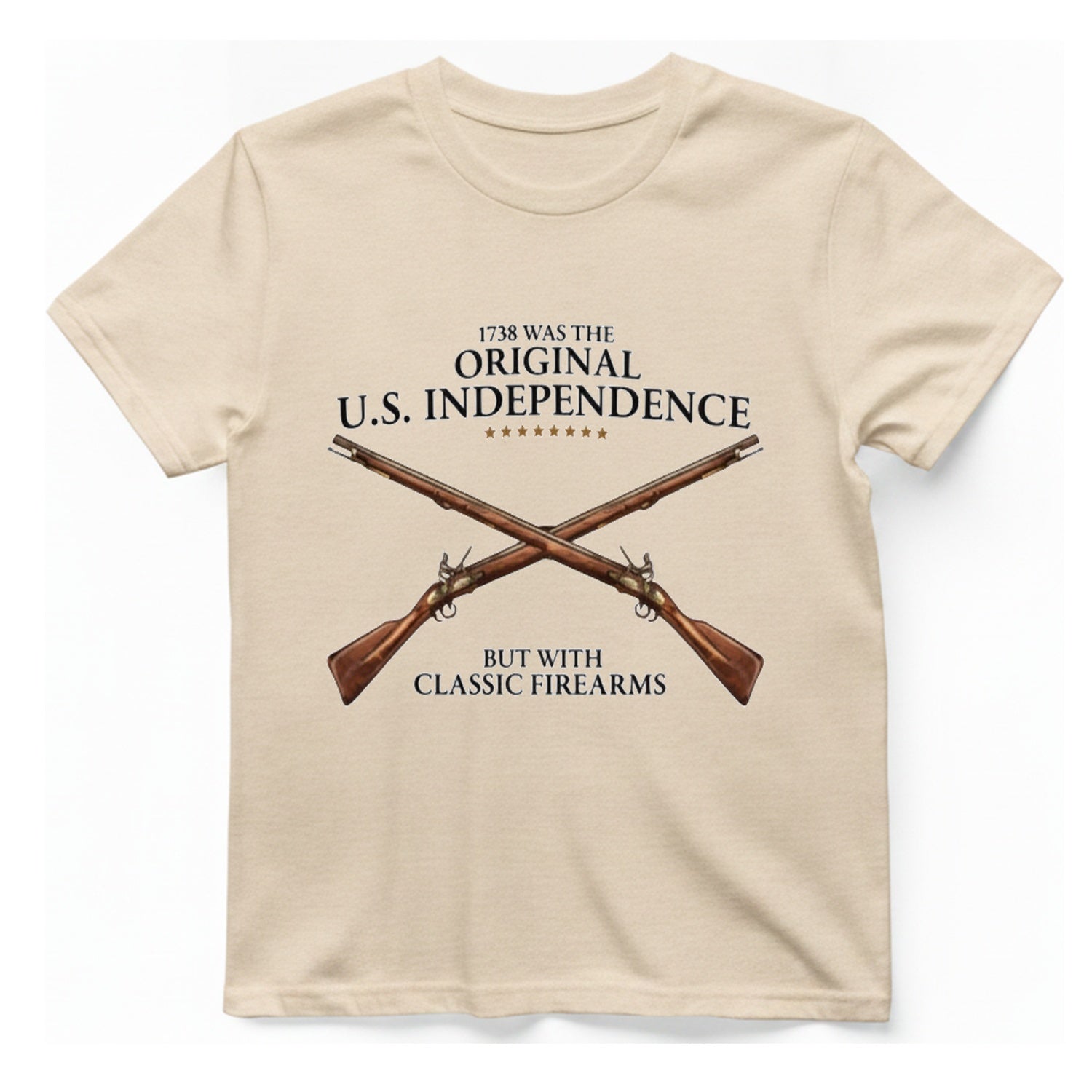 Original U.S. Independence T-Shirt - Natural front