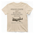 Operation Chastise Why T-Shirt - Natural front