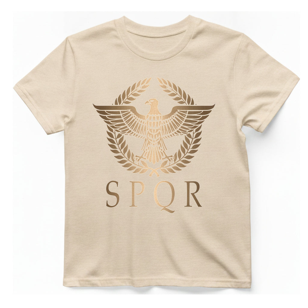 Roman Empire Spqr T-Shirt - Natural front