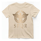 Roman Empire Spqr T-Shirt - Natural front