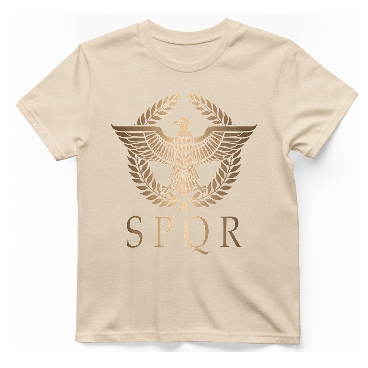 Roman Empire Spqr T-Shirt - Natural front