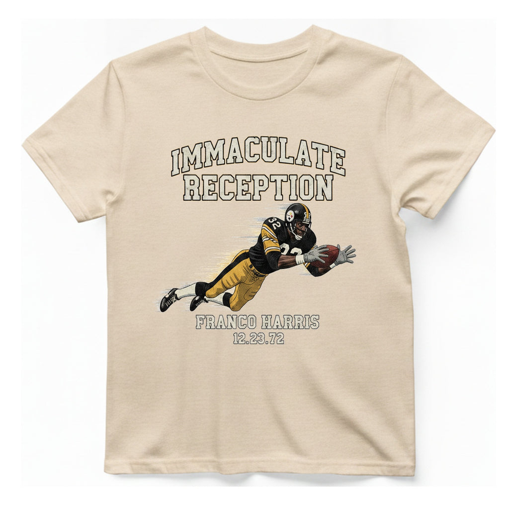 Immaculate Reception T-Shirt - Natural front