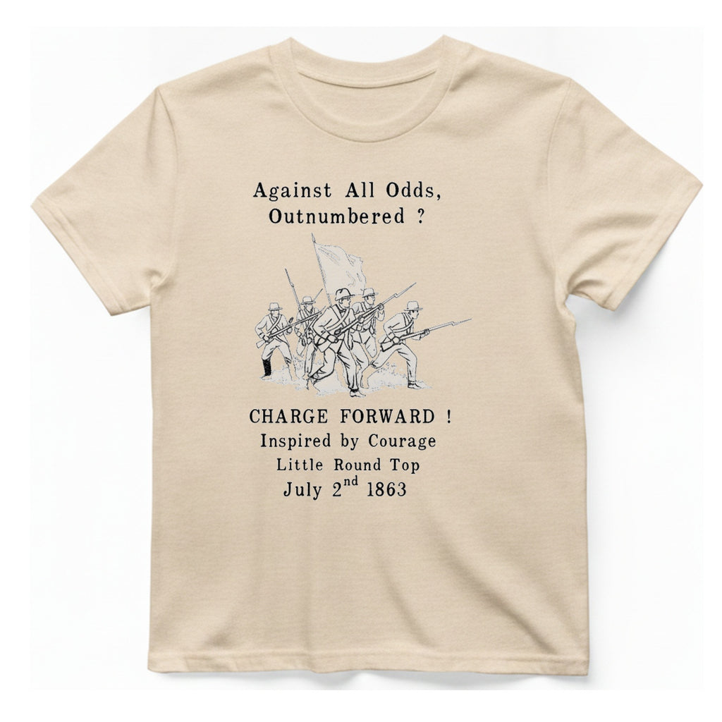 Little Round Top Charge T-Shirt - Natural front