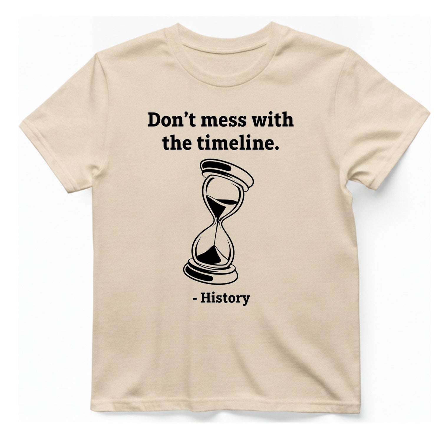 Time Travel Paradox T-Shirt - Natural front