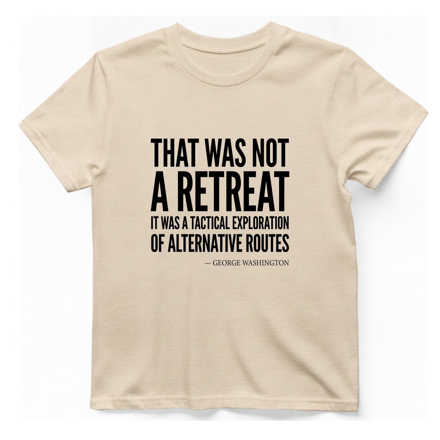 Washington Strategic Relocation T-Shirt - Natural front