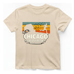Chicago Great Fire 5K Retro T-Shirt - Natural front