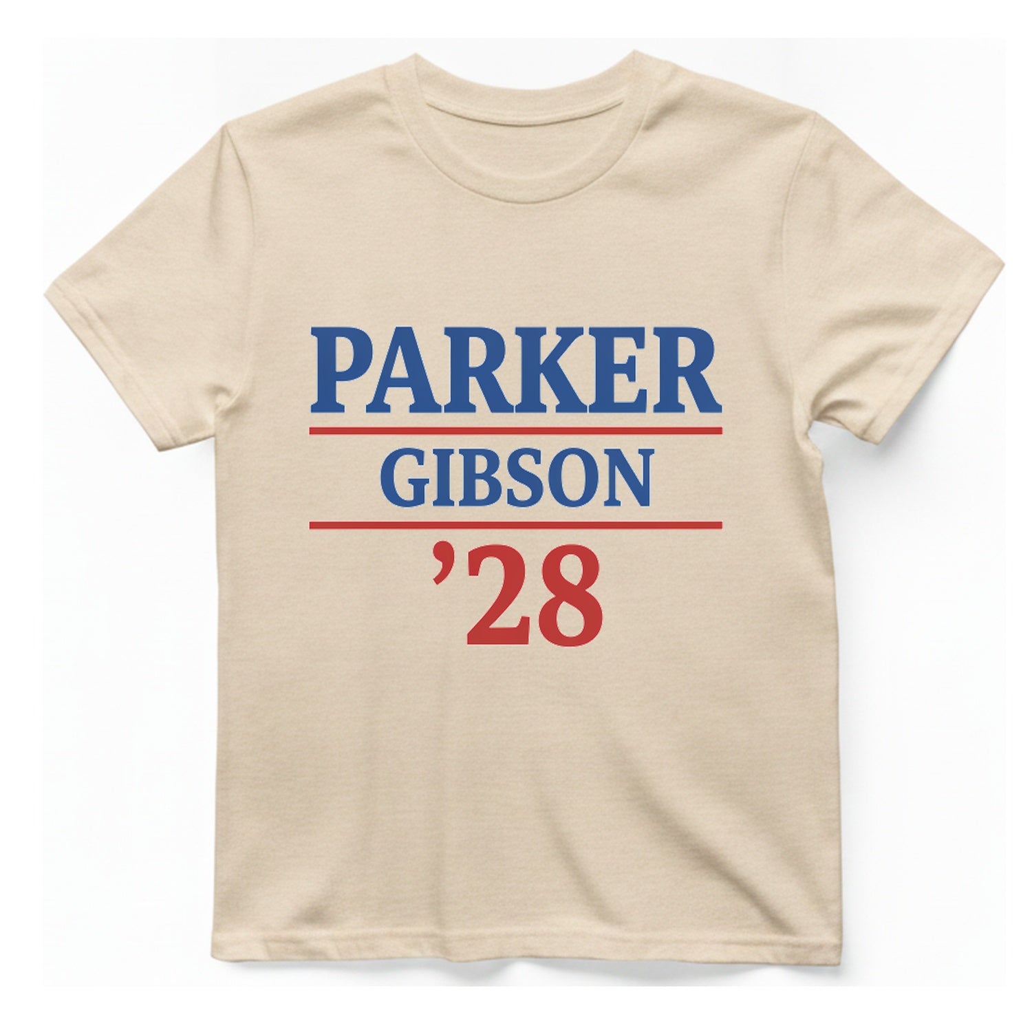 Parker Gibson T-Shirt - Natural front