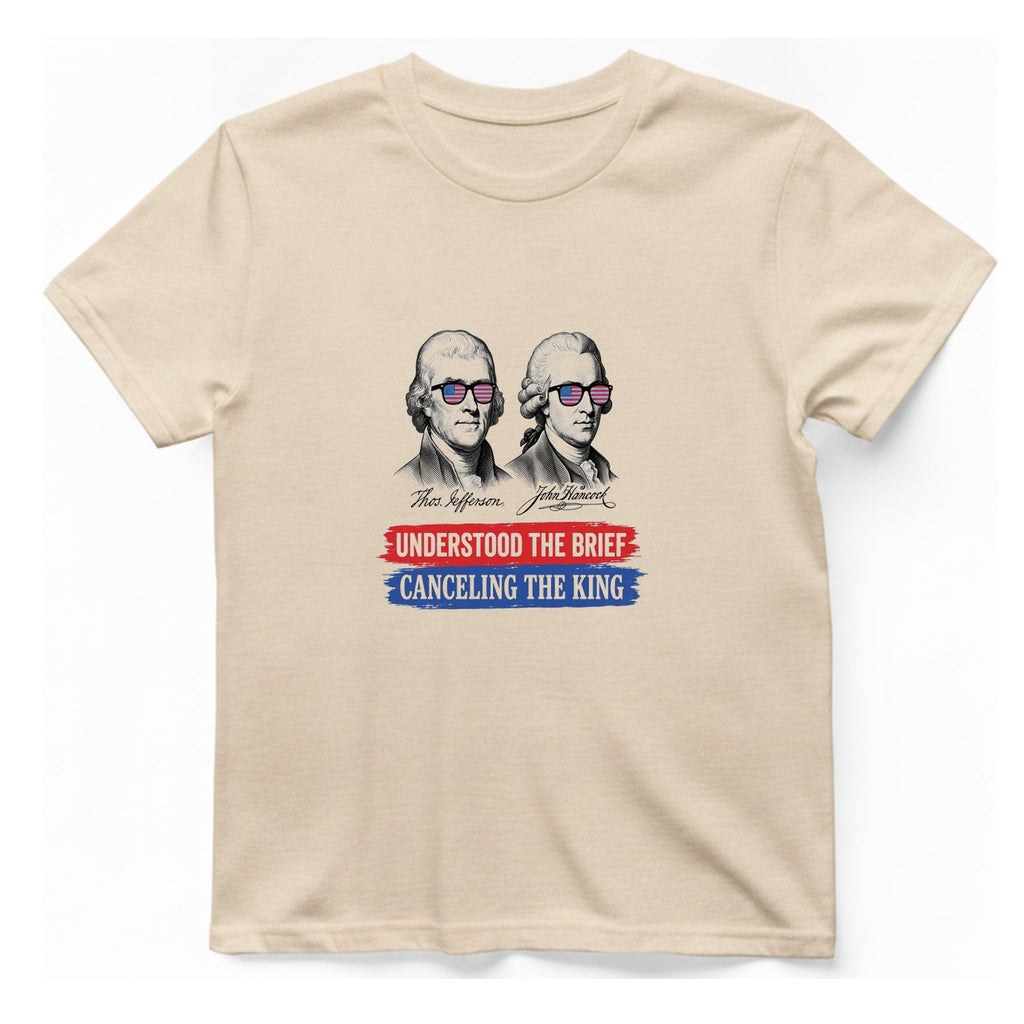 Jefferson Hancock Canceling The King T-Shirt - Natural front