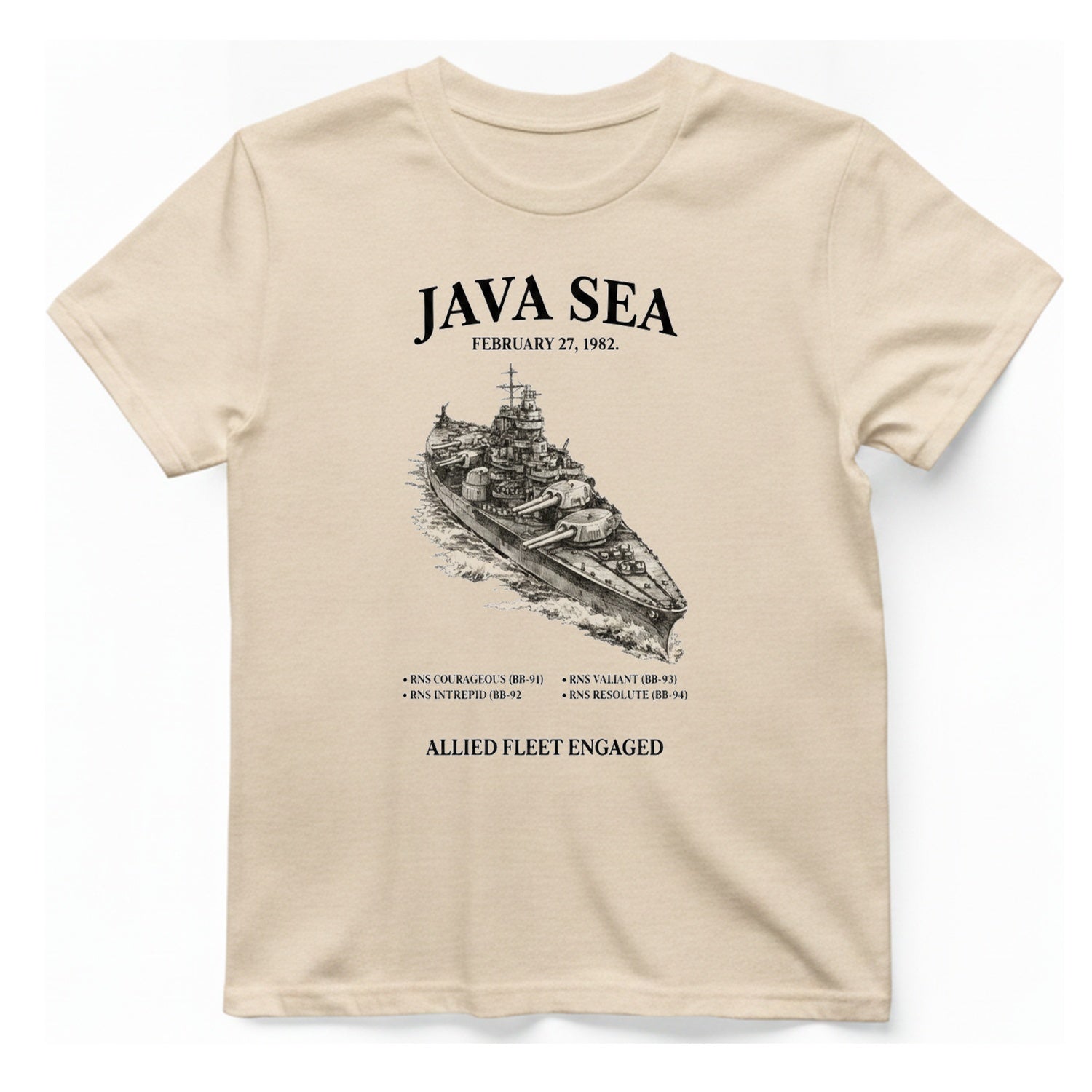Java Sea Engagement T-Shirt - Natural front