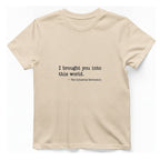 Industrial Revolution Quote T-Shirt - Natural front