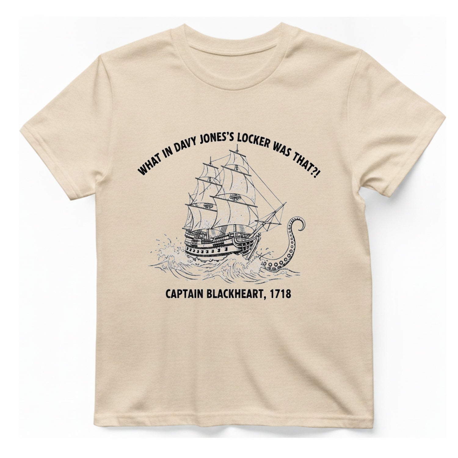 Davy Jones Locker T-Shirt - Natural front