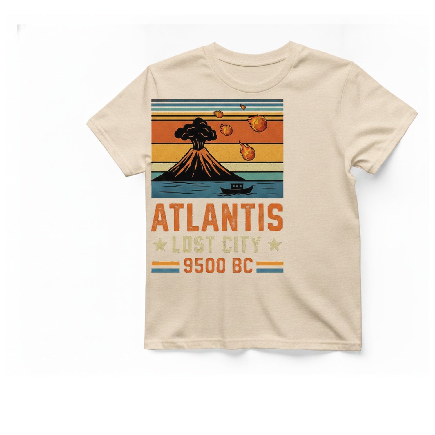 Atlantis Lost City T-Shirt - Natural front