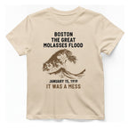 Boston The Great Molasses Flood T-Shirt - Natural front