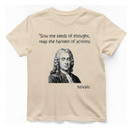 Novalis Seeds Thought T-Shirt - Natural front