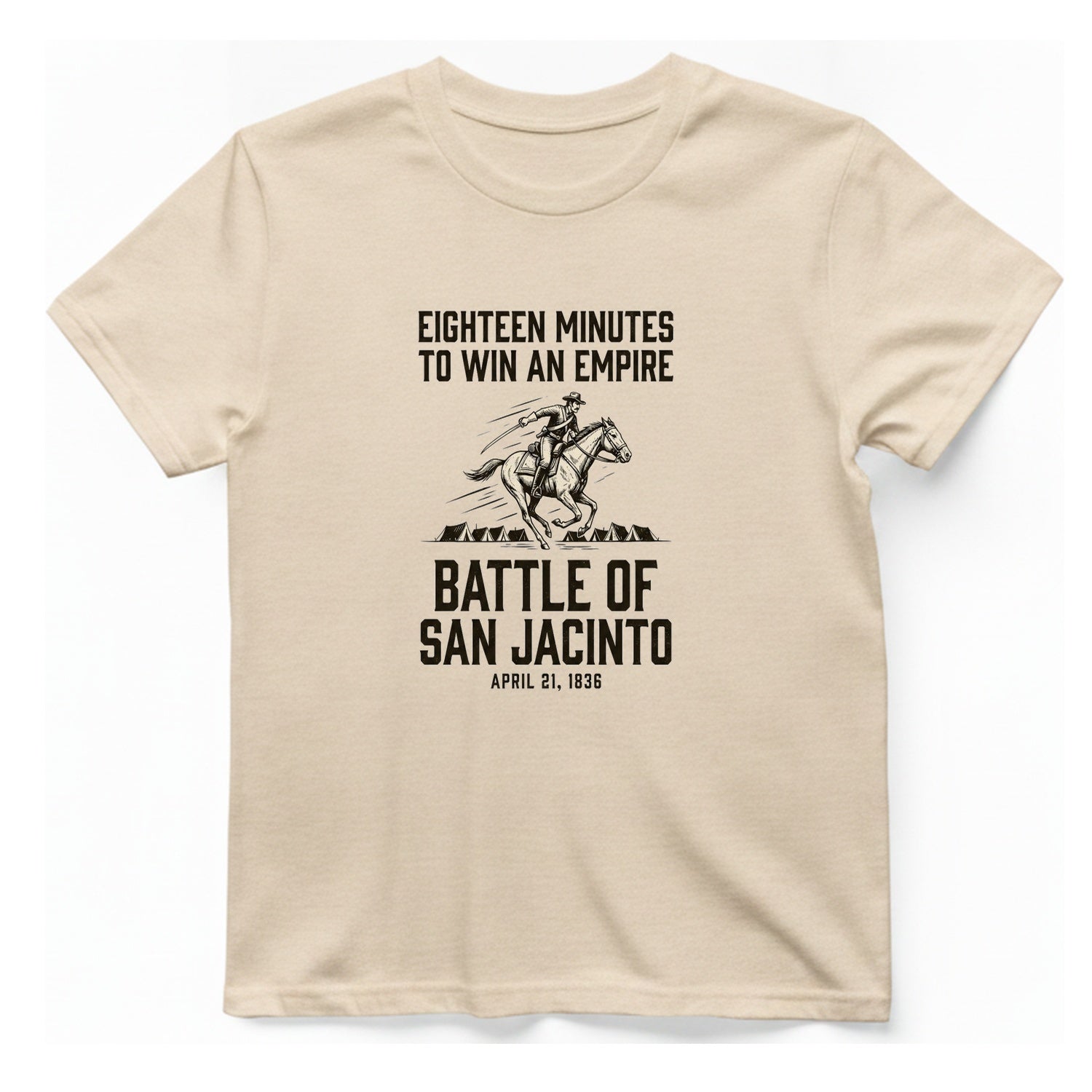 San Jacinto Eighteen Minutes T-Shirt - Natural front