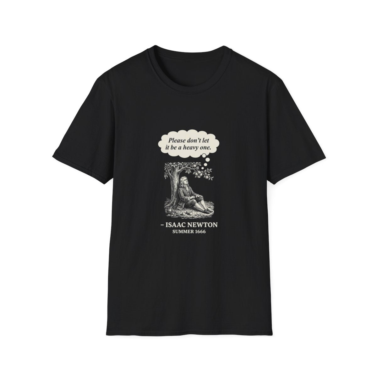 Newton Gravity Anxiety T-Shirt - Black front
