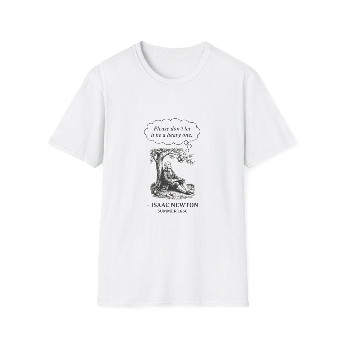 Newton Gravity Anxiety T-Shirt - White front