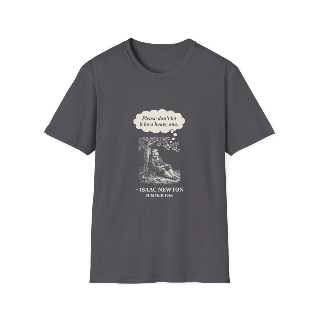 Newton Gravity Anxiety T-Shirt - Charcoal front