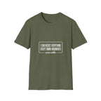 Oscar Wilde Quote T-Shirt - Military Green front