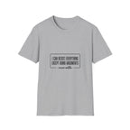 Oscar Wilde Quote T-Shirt - Sport Grey front
