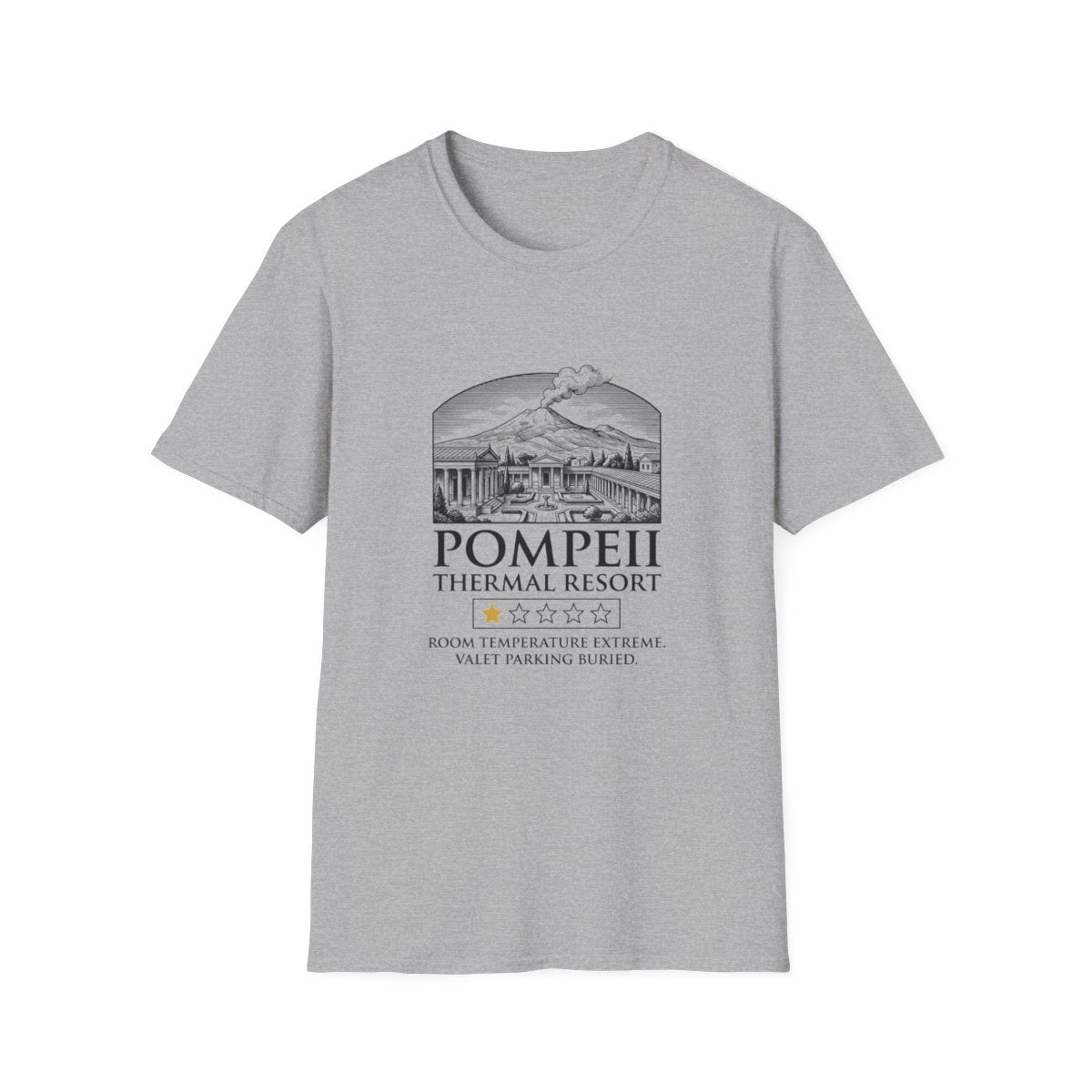 Pompeii Thermal Resort T-Shirt - Sport Grey front