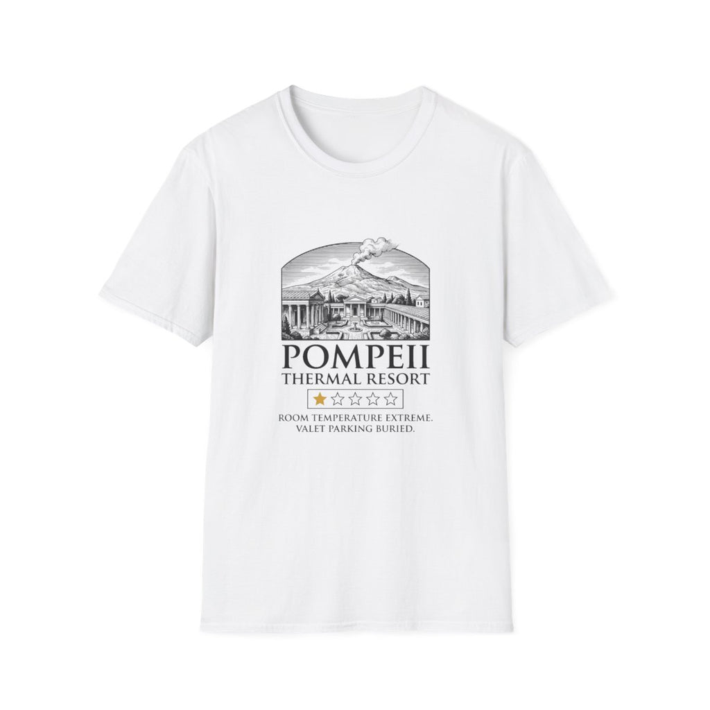 Pompeii Thermal Resort T-Shirt - White front