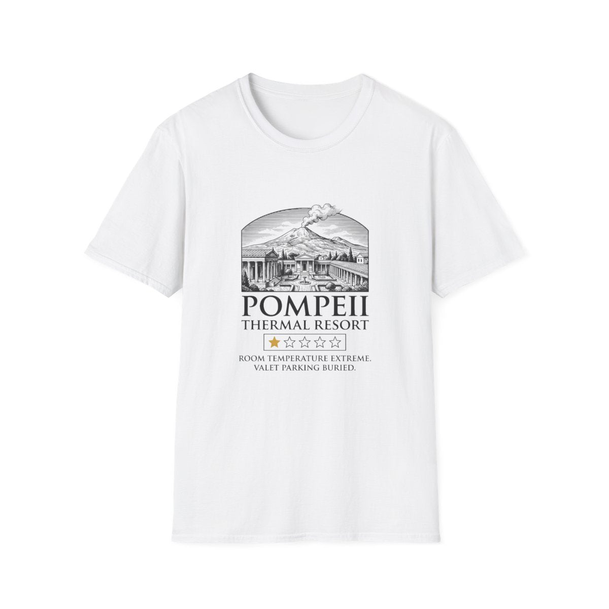Pompeii Thermal Resort T-Shirt - White front