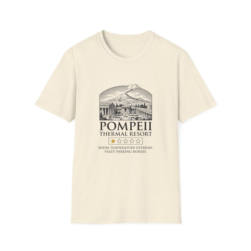 Pompeii Thermal Resort T-Shirt - Natural front