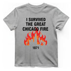 Great Chicago Fire Classic T-Shirt - Sport Grey front