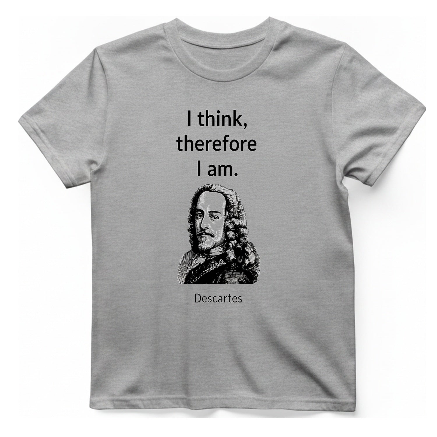 Cogito Ergo Sum T-Shirt - Sport Grey front