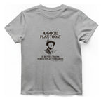 Patton Good Plan T-Shirt - Sport Grey front