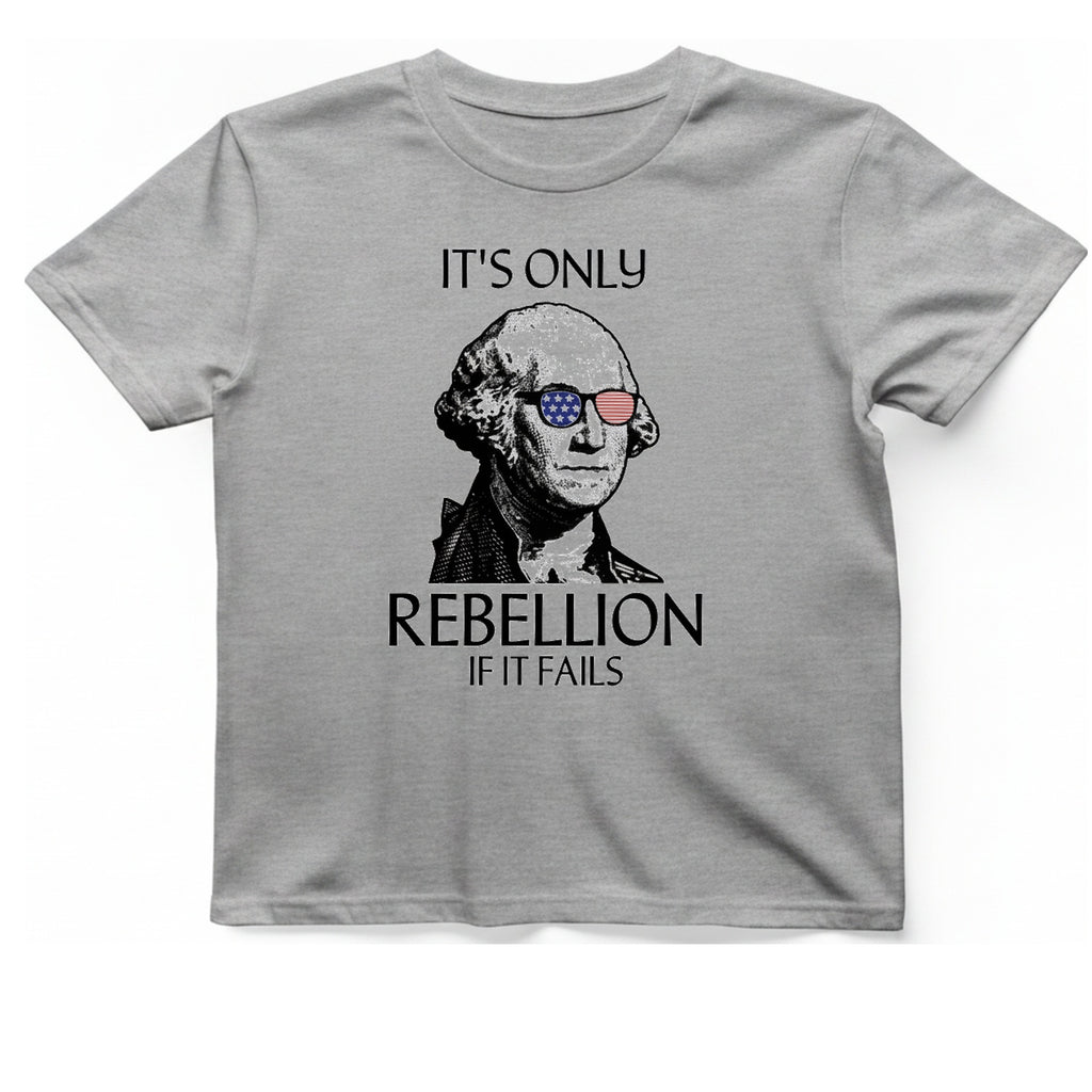 Rebellion If It Fails T-Shirt - Sport Grey front
