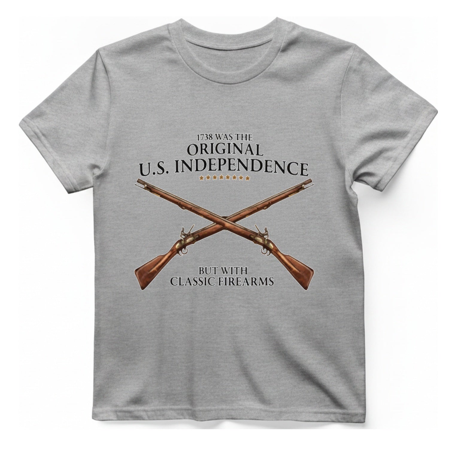 Original U.S. Independence T-Shirt - Sport Grey front