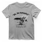 Oh The Humanity Hindenburg T-Shirt - Sport Grey front