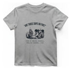 Spanish Armada Fire Ships T-Shirt - Sport Grey front