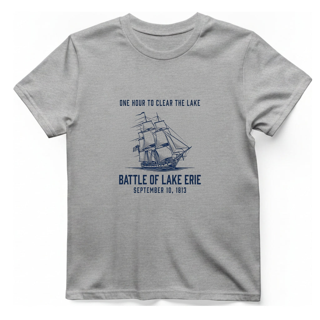 Battle of Lake Erie T-Shirt - Sport Grey front