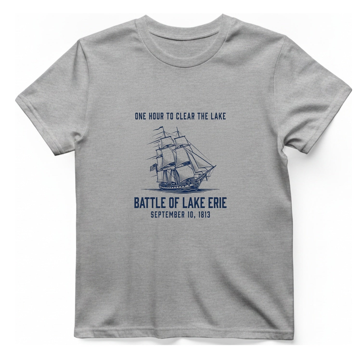 Battle of Lake Erie T-Shirt - Sport Grey front