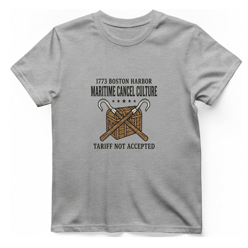 Maritime Cancel Culture T-Shirt - Sport Grey front