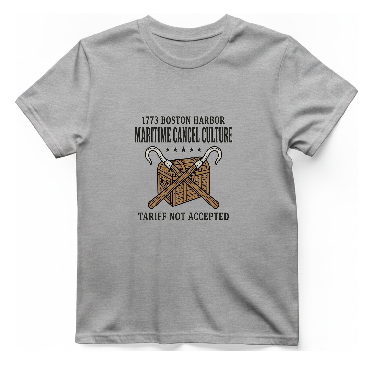 Maritime Cancel Culture T-Shirt - Sport Grey front